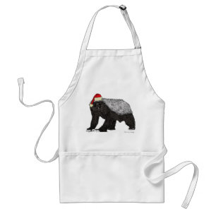 Tablier Honey Badger Badass Noël