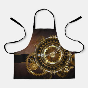 Tablier Horloge Steampunk avec des engrenages anciens