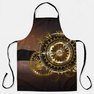 Tablier Horloge Steampunk avec engrenages antiques