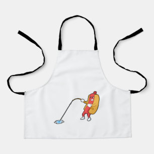 Tablier Hotdog à la pêche avec bâtonnet de pêche