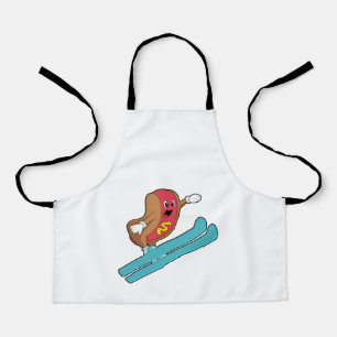 Tablier Hotdog as Ski jumper with Ski.PNG