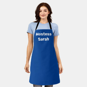 Tablier Hôtesse Bleu Cute Réception de mariage Mariages