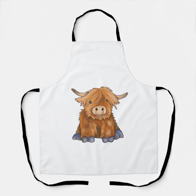 Tablier Huggy Harry - Partie de ma série Fluffy Friends Cl (Recto)