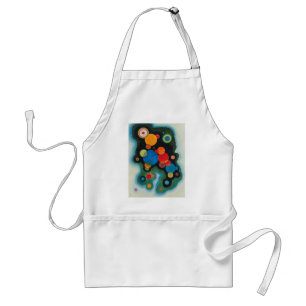 Tablier Huile Abstraite de Kandinsky Deepened Impulse sur 