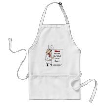 Tablier humoristique de chef