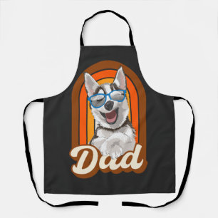 Tablier Husky papa, papa chien, love huskies