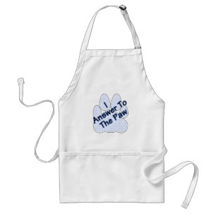 Tablier I Answer To The Paw On Paw Cooking Apron
