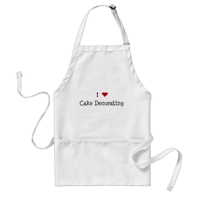 Tablier I décoration de gâteau de coeur (Devant)