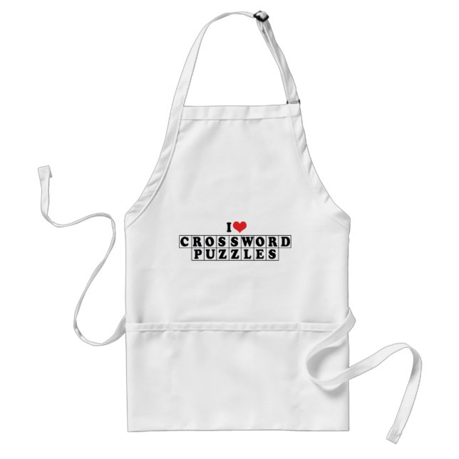 Tablier I Lot Heart Crossword Puzzles - Puzzle Lover (Devant)