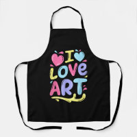 I Love Art, Peintre Artiste Peinture colorée Cadea