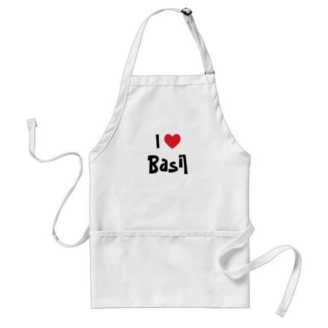 Tablier I Love Basil (Devant)