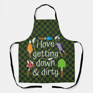 Tablier I Love Getting Down & Dirty : Outils de jardinage
