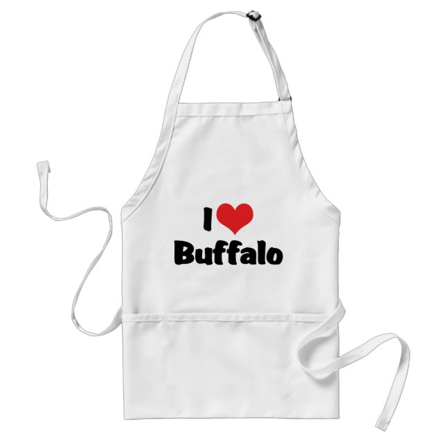 Tablier I Love Heart Buffalo (Devant)