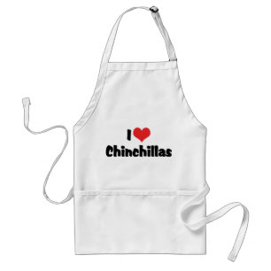 Tablier I Love Heart Chinchillas