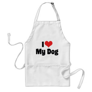 Tablier I Love Heart My Dog - Amoureux des chiens