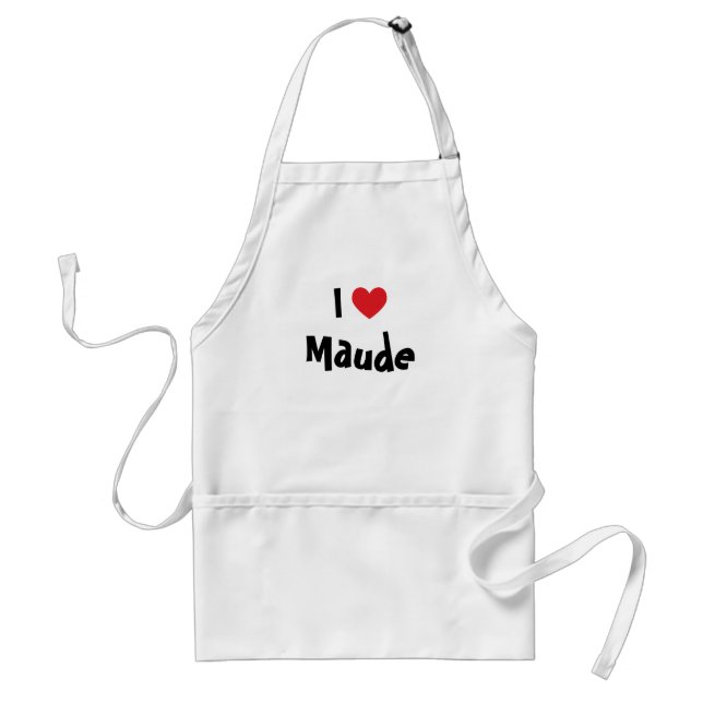 Tablier I Love Maude (Devant)