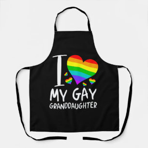 Tablier I Love My Gay Grandgirl Lgbt Mois Famille