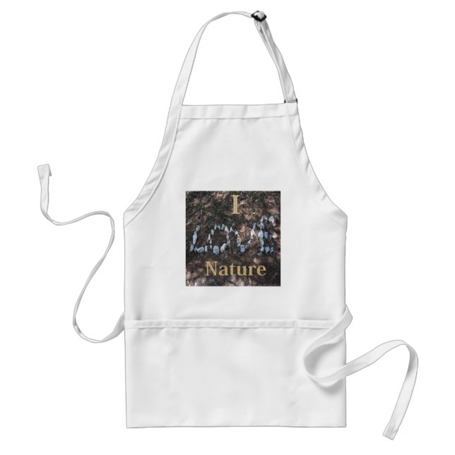 Tablier I Love Nature Vêtements et cadeaux (Devant)