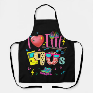 Tablier I Love The 90s Party Outfit 90er Retro
