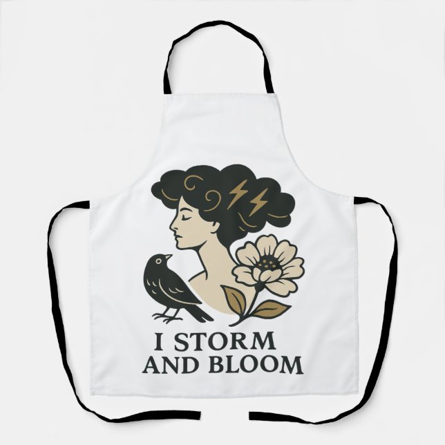 Tablier I Storm and Bloom Apron (Recto)