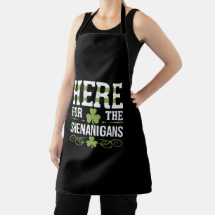 Tablier Ici Pour Les Shenanigans Irlande St. Patrick