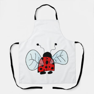 Tablier Illustration de coccinelle mignonne