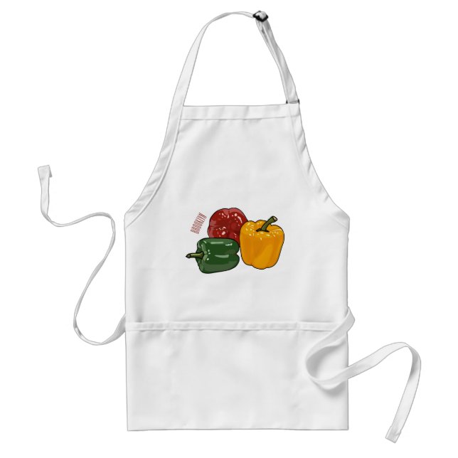 Tablier Illustration de dessin de Capsicum (Devant)