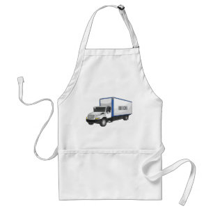 Tablier Illustration de la caricature du camion-boîte