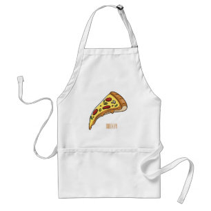 Tablier Illustration de la pizza