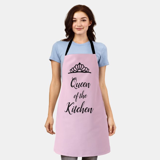 Tablier Illustration de la reine de la cuisine sur tout le (Porté)