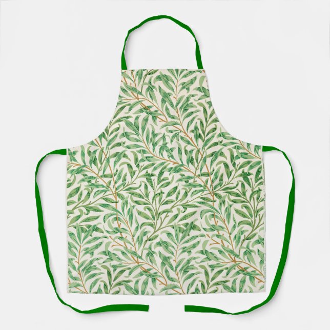 Tablier Illustration de l'ornement vintage Willow Bough (Recto)