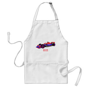 Tablier Illustration de voiture de course professionnelle