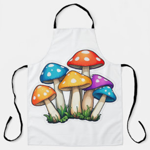 Tablier Illustration du champignon transparent