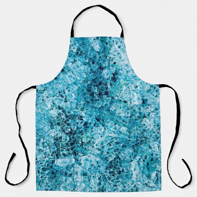 Tablier illustration turquoise (Recto)