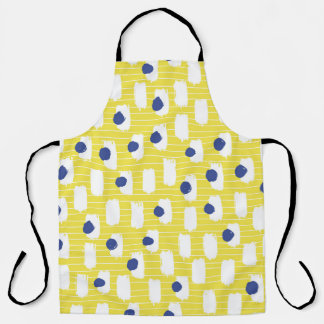 Tablier Illustration vintage de l'impact de brosse