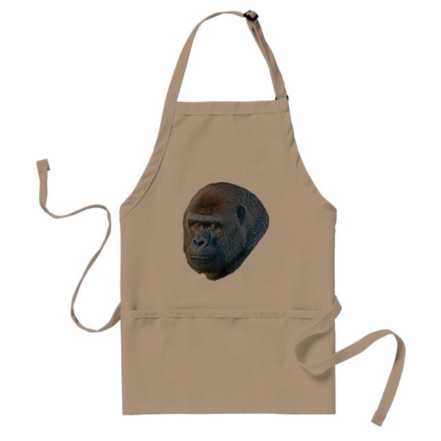 Tablier Image de gorille (Devant)
