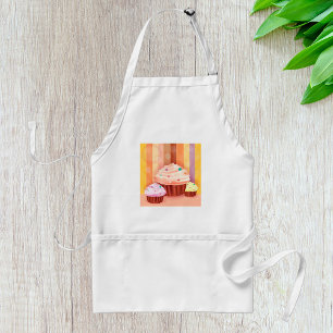 Tablier Imaginaire Cupcake Douceurs colorées