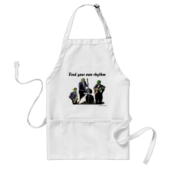 Tablier Imaginaire Jazz Blues Musiciens Musique Art Apron (Devant)