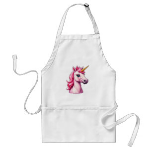 Tablier Imaginaire Unicorne rose
