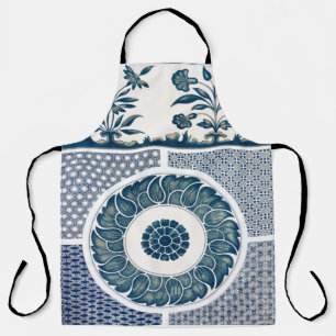 Tablier Impression d'ornement floral classique
