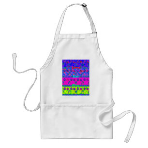 Tablier Imprimer Art Motivational Vibrant "Eat Love & Play