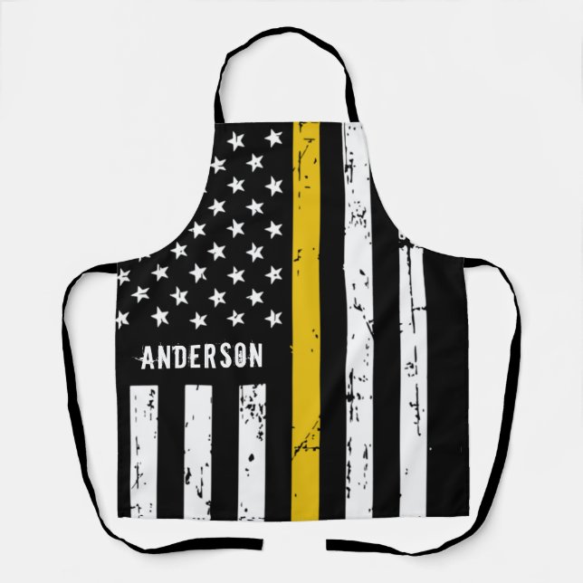 Tablier Indicateur de ligne mince or personnalisé 911 Disp (Recto)