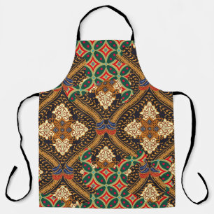 Tablier Indonesian batik motifs with very distinctive plan