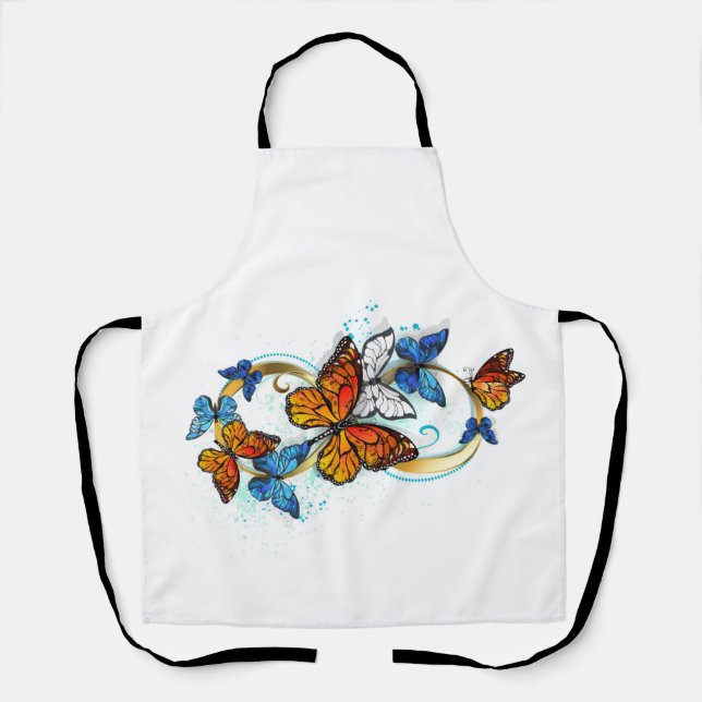 Tablier Infinity of Monarch Butterflies (Recto)