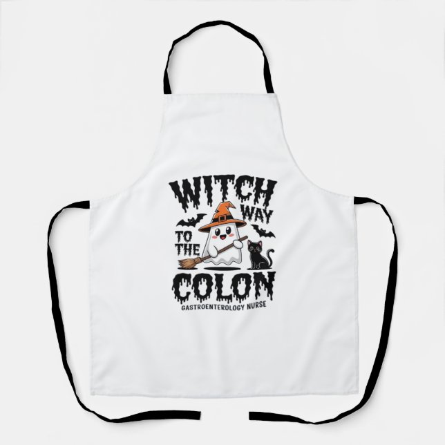 Tablier Infirmière Endo Halloween Infirmière gastro-intest (Recto)