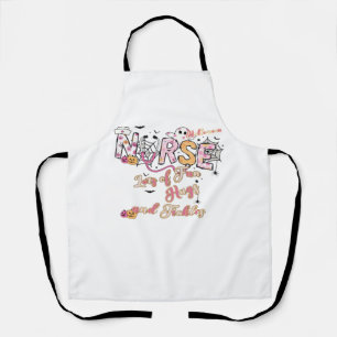 Tablier Infirmière Paediactric Amusement Halloween Design 