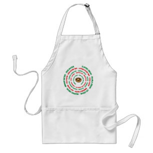 Tablier Ingrédients à tarte concentré avec garnitures
