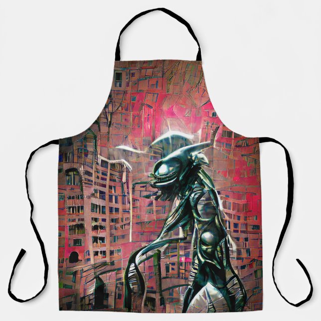 Tablier Invasion Alien (Recto)