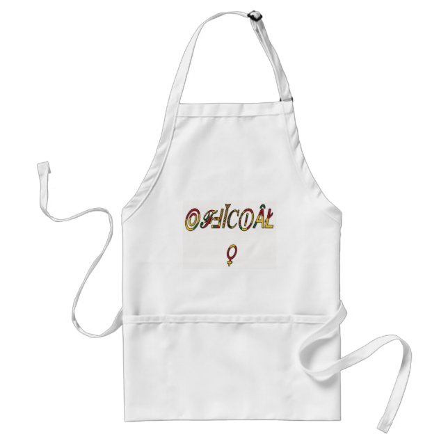 Tablier Inverti "OFFICIAL Female Symbole Art Imprimer (Devant)