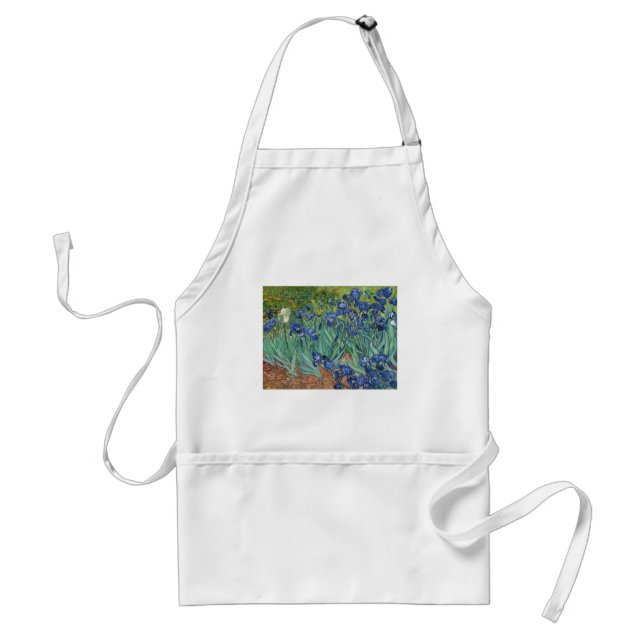 Tablier Irises par Van Gogh (Devant)